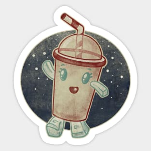 Space milkshake Sticker